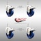Service Caster 4 Inch 316SS Solid Polyurethane Wheel Swivel 1/2 Inch Stem Caster Set Lock Brake SCC-SS316TSTTL20S414-SPUS-121315-4 - alternate 4
